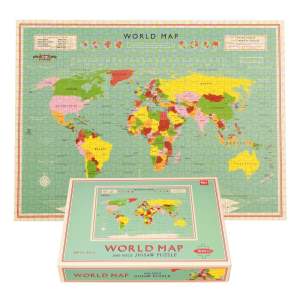 Puzzle (počet dílků 1000) World Map – Rex London