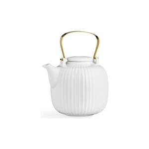 Bílá porcelánová čajová konvice Kähler Design Hammershoi, 1,2 l