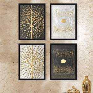 Obrazy v sadě 4 ks 34×44 cm – Wallity