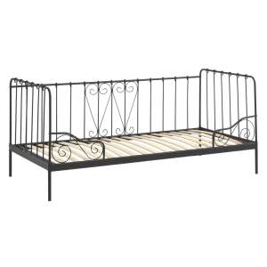 Černá dětská postel 90×200 cm Alice – Vipack