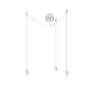 Bílý trojitý závěsný kabel ke svítidlům UMAGE Cannonball