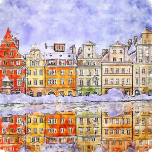 Obraz 90×90 cm Wroclaw – Fedkolor