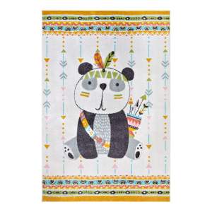 Krémový dětský koberec 160×235 cm Panda – Hanse Home