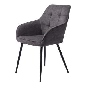 Tmavě šedá jídelní židle Nolan – Unique Furniture