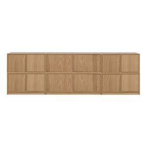 TV sestava v dekoru dubu v přírodní barvě 264×88 cm Modulair – vtwonen