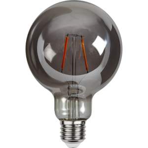 Teplá LED filamentová žárovka E27, 2 W Plain Smoke – Star Trading
