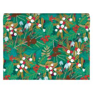 Balicí papíry s vánočním motivem v sadě 5 ks 69,5×48,5 cm Winter Foliage – Roger la Borde
