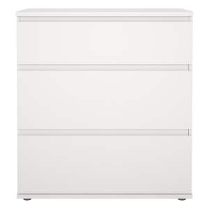 Bílá nízká komoda 77×84 cm Nova – Tvilum