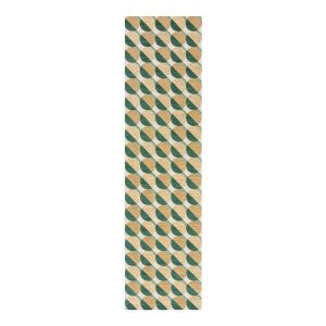 Žluto-zelený běhoun 60×230 cm Carlos Circle Geo – Flair Rugs