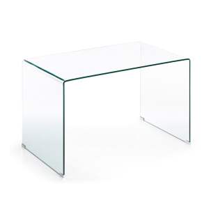 Skleněný pracovní stůl 70×125 cm Burano – Kave Home