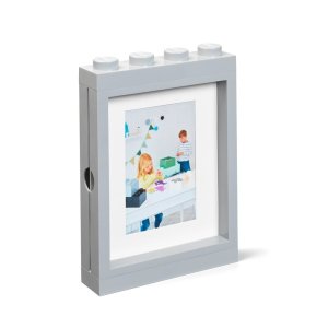 Šedý rámeček na fotku LEGO®, 19,3 x 26,8 cm