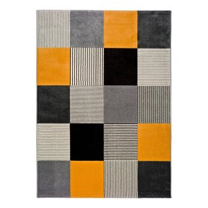Oranžovo-šedý koberec Universal Gladys Lento, 160 x 230 cm