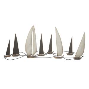 Kovová nástěnná dekorace 119×51 cm Regata – Mauro Ferretti