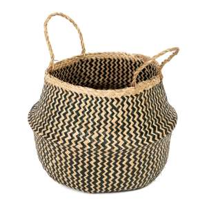 Úložný košík z mořské trávy Compactor Zic Zac, ⌀ 35 cm