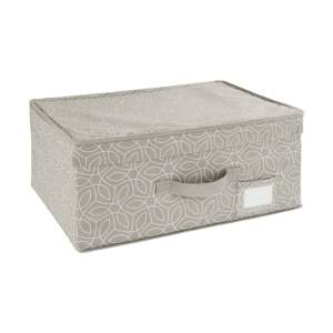 Béžový úložný box Wenko Balance, 44 x 33 cm