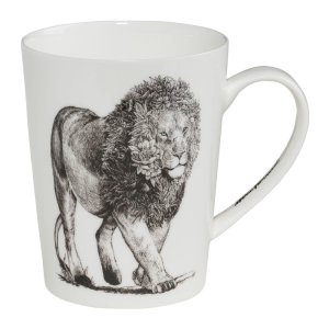 Bílý porcelánový hrnek Maxwell & Williams Marini Ferlazzo Lion, 450 ml