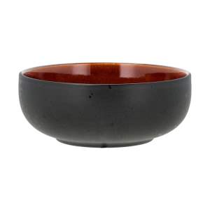 Černo-oranžová mísa z kameniny ø 18 cm – Bitz