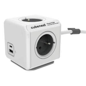 Rozbočovací zásuvka PowerCube Extended USB – Cubenest