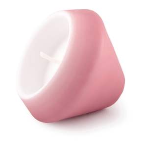Růžová svíčka Unipar Floating Cone, doba hoření 15 h