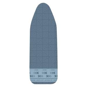 Modrý bavlněný potah na žehlicí prkno Wenko Air Comfort, délka 140 cm