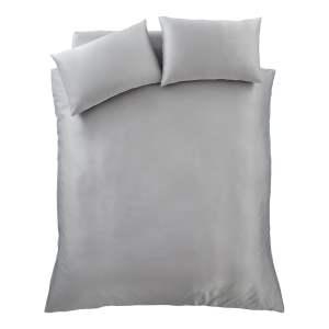 Šedé povlečení na dvoulůžko 200×200 cm Silky Soft – Catherine Lansfield