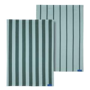 Bavlněné utěrky v sadě 2 ks 50×70 cm Stripes – Mette Ditmer Denmark