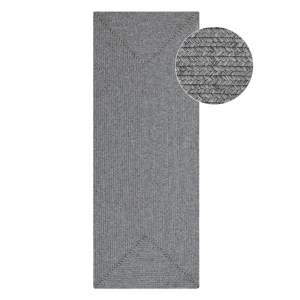 Šedý venkovní koberec běhoun 200×80 cm – NORTHRUGS