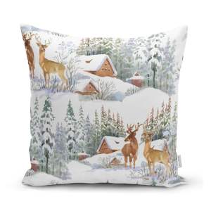Povlak na polštář s vánočním motivem 43×43 cm – Mila Home