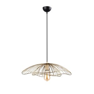 Závěsné svítidlo ve zlaté barvě Squid Lighting Root, výška 111 cm