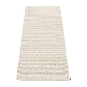 Krémový vnitřní a venkovní běhoun 60×150 cm Mono Linen Vanilla – Pappelina
