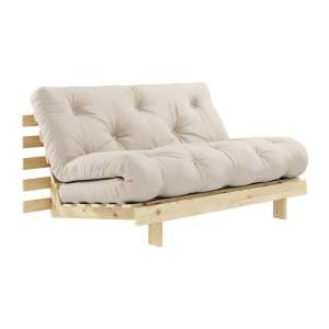 Béžová rozkládací pohovka 140 cm Roots – Karup Design
