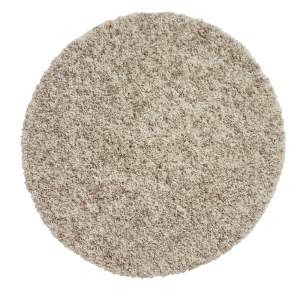 Krémový koberec Think Rugs Vista, ø 133 cm