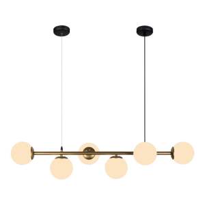 Závěsné svítidlo ve zlaté barvě Squid Lighting Owl, výška 120 cm