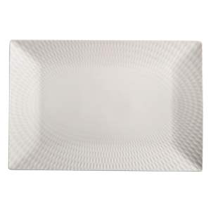 Bílý porcelánový servírovací talíř 25×36,5 cm Diamonds – Maxwell & Williams