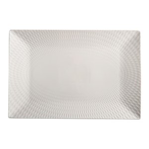 Bílý porcelánový servírovací talíř 25×36,5 cm Diamonds – Maxwell & Williams