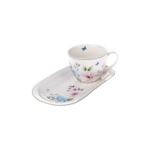 Bílý porcelánový šálek na espresso 450 ml – Dakls