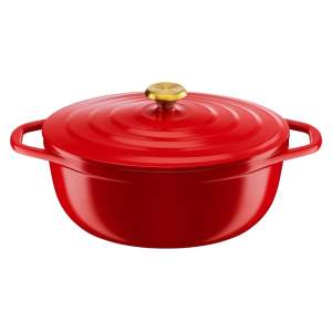 Hliníkový hrnec s pokličkou s nepřilnavým povrchem na indukci 5.7 l Air – Tefal