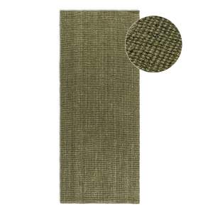 Khaki jutový běhoun 80×200 cm Bouclé – Hanse Home