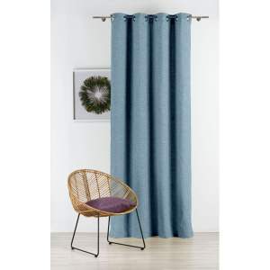 Modrý závěs 140×245 cm Riva – Mendola Fabrics