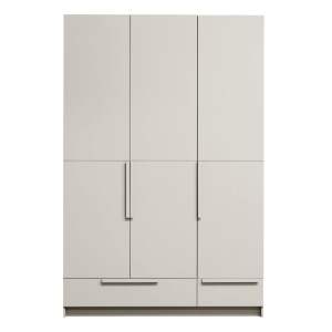 Krémová modulární skříň z borovicového dřeva 142×215 cm Pure – WOOOD