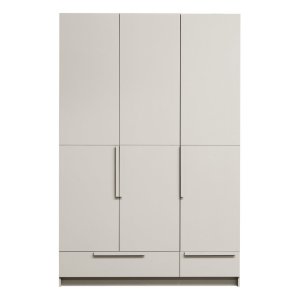 Krémová modulární skříň z borovicového dřeva 142×215 cm Pure – WOOOD