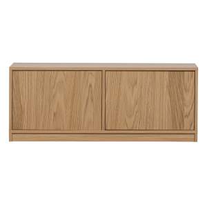 Modulární TV stolek v dekoru dubu v přírodní barvě 110×44 cm Modulair – vtwonen