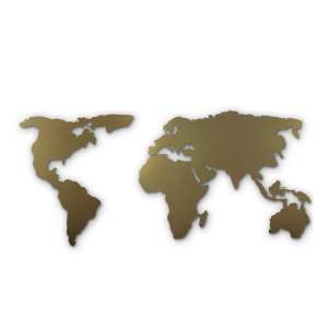 Nástěnná mapa 120×60 cm Silhouette – Bystag