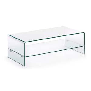 Skleněný konferenční stolek 55×110 cm Burano – Kave Home