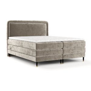 Světle hnědá boxspring postel 140×200 cm Dove – Maison de Rêve