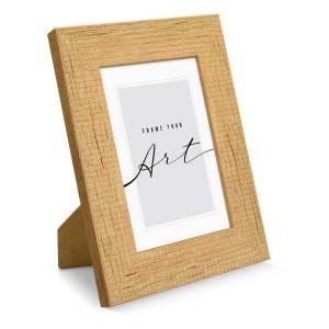 Plastový rámeček v přírodní barvě 21×26 cm