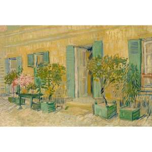 Obraz – reprodukce 90×60 cm Exterior of a Restaurant in Asnières, Vincent van Gogh – Fedkolor