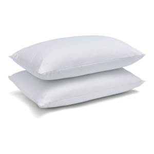 Polštář 2 ks 74×48 cm Quilted Comfort Embossed – Catherine Lansfield