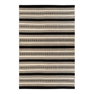 Černo-bílý oboustranný venkovní koberec z recyklovaného plastu Green Decore Zambezi, 160 x 230 cm