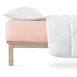 Světle růžové napínací prostěradlo jersey 120×200 cm Boxspring – Andrea Simone